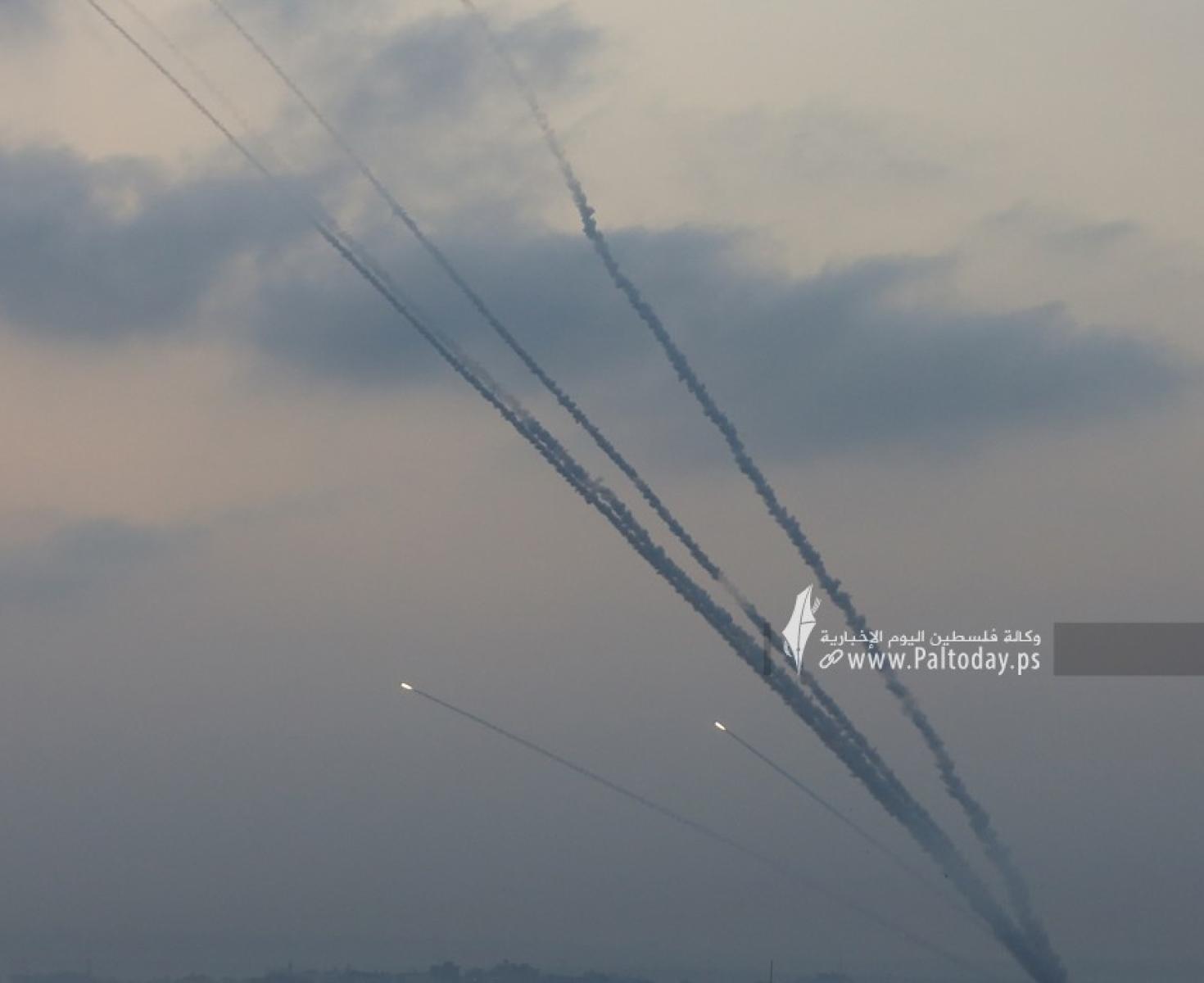 رشقات صواريخ اتجاه مدينة عسقلان (14).JPG