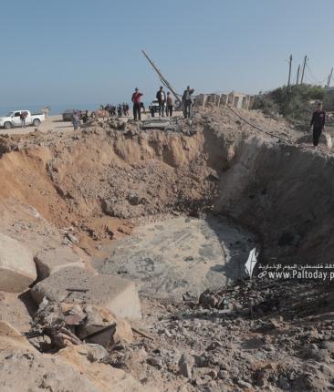 أضرار القصف الاسرائيلي على غزة والتي طالب منشآت ومدارس (12).JPG