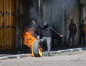 مواجهات في حوارة بنابلس