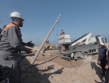 أضرار القصف الاسرائيلي على غزة والتي طالب منشآت ومدارس (16).JPG