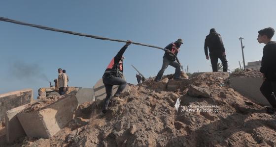 أضرار القصف الاسرائيلي على غزة والتي طالب منشآت ومدارس (11).JPG