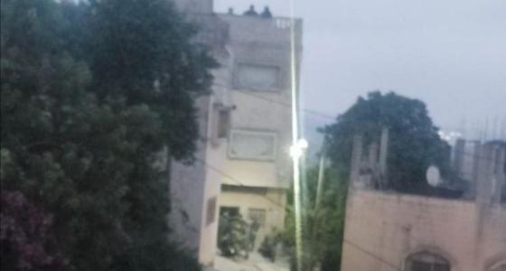 تفجير منزل صوف.jpg