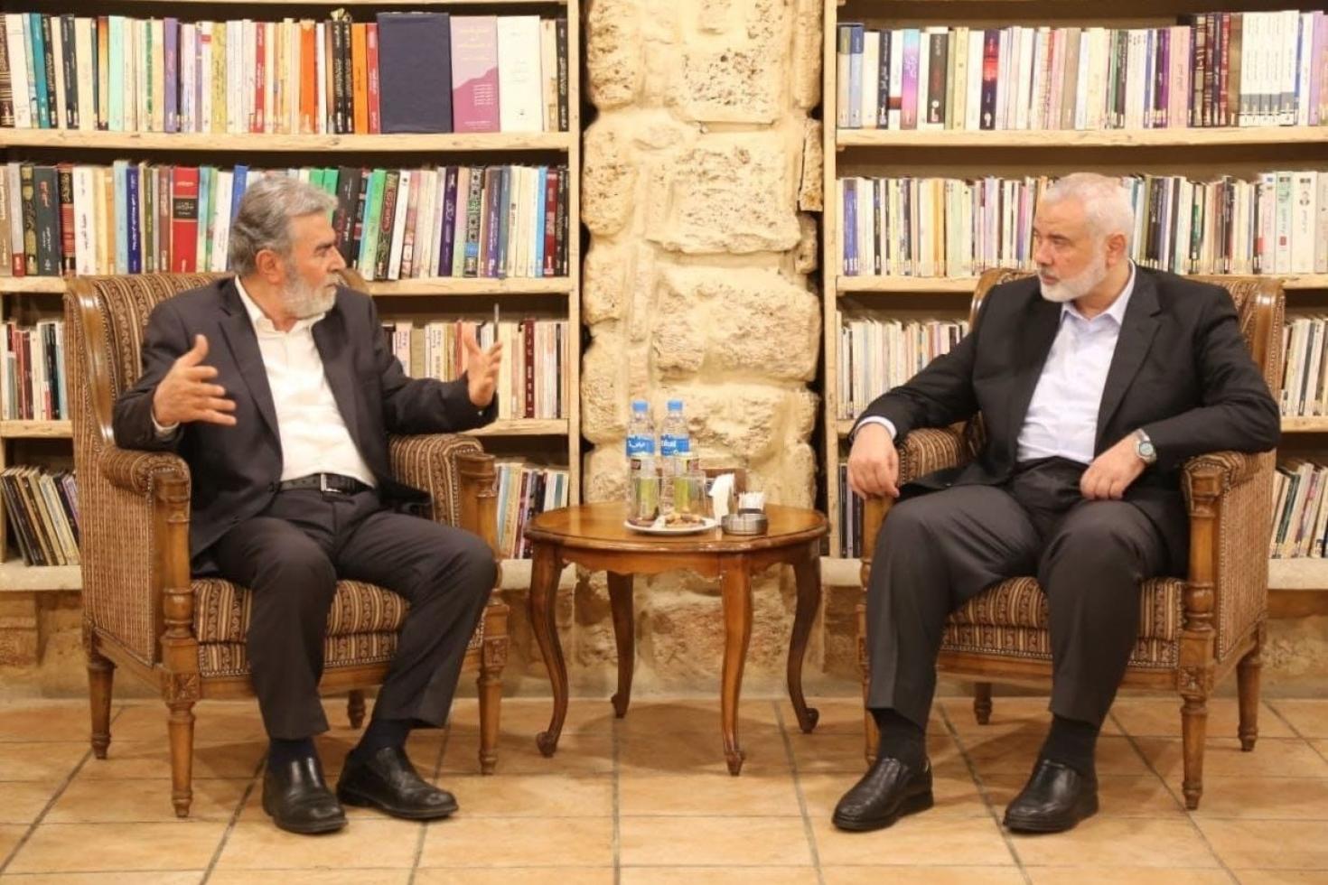 هنية يعزي النخالة